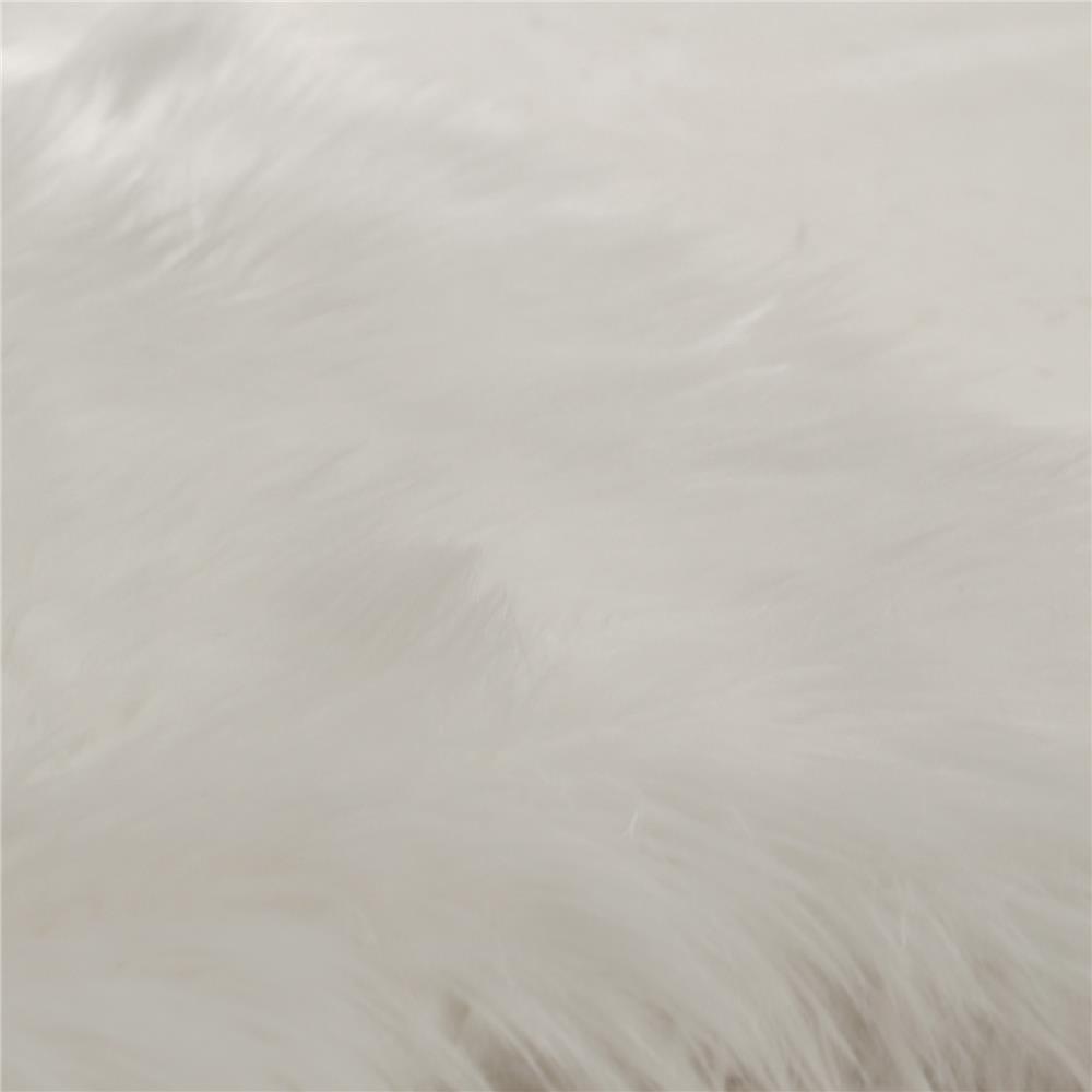 พรมขนแกะเทียม HOME LIVING STYLE 60X90 ซม. สีขาว