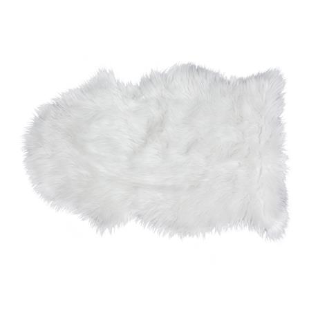 พรมขนแกะเทียม HOME LIVING STYLE 60X90 ซม. สีขาว_0