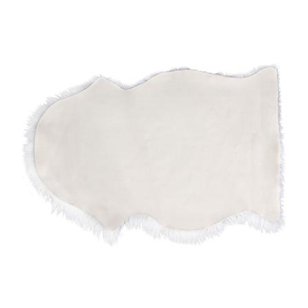 พรมขนแกะเทียม HOME LIVING STYLE 60X90 ซม. สีขาว_2