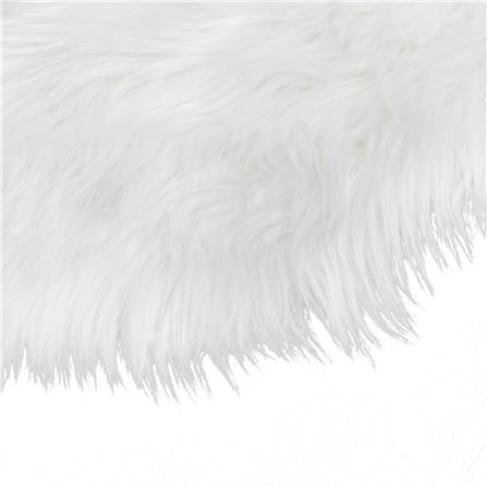 พรมขนแกะเทียม HOME LIVING STYLE 60X90 ซม. สีขาว_4