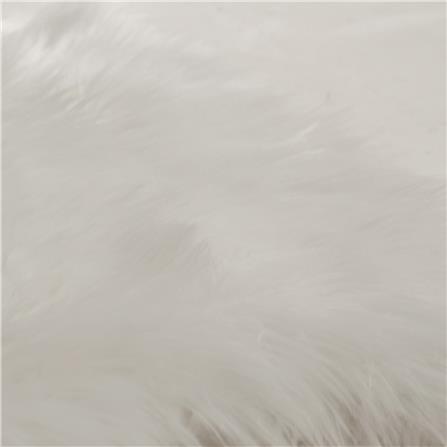 พรมขนแกะเทียม HOME LIVING STYLE 60X90 ซม. สีขาว_5