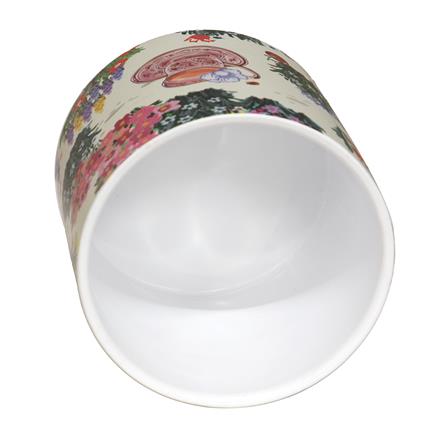 กระถางดินเผา SPRING JEEP 13.8 ซม. สีครีม_2