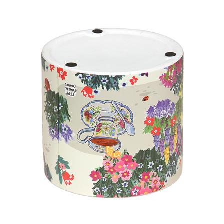 กระถางดินเผา SPRING JEEP 13.8 ซม. สีครีม_3