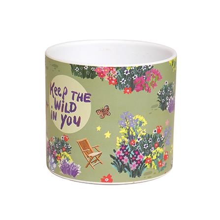 กระถางดินเผา SPRING JEEP 13.8 ซม. สีเขียว_1