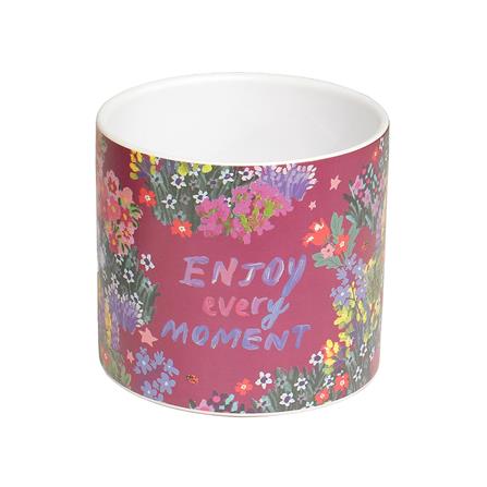 กระถางดินเผา SPRING JEEP 13.8 ซม. สีม่วง