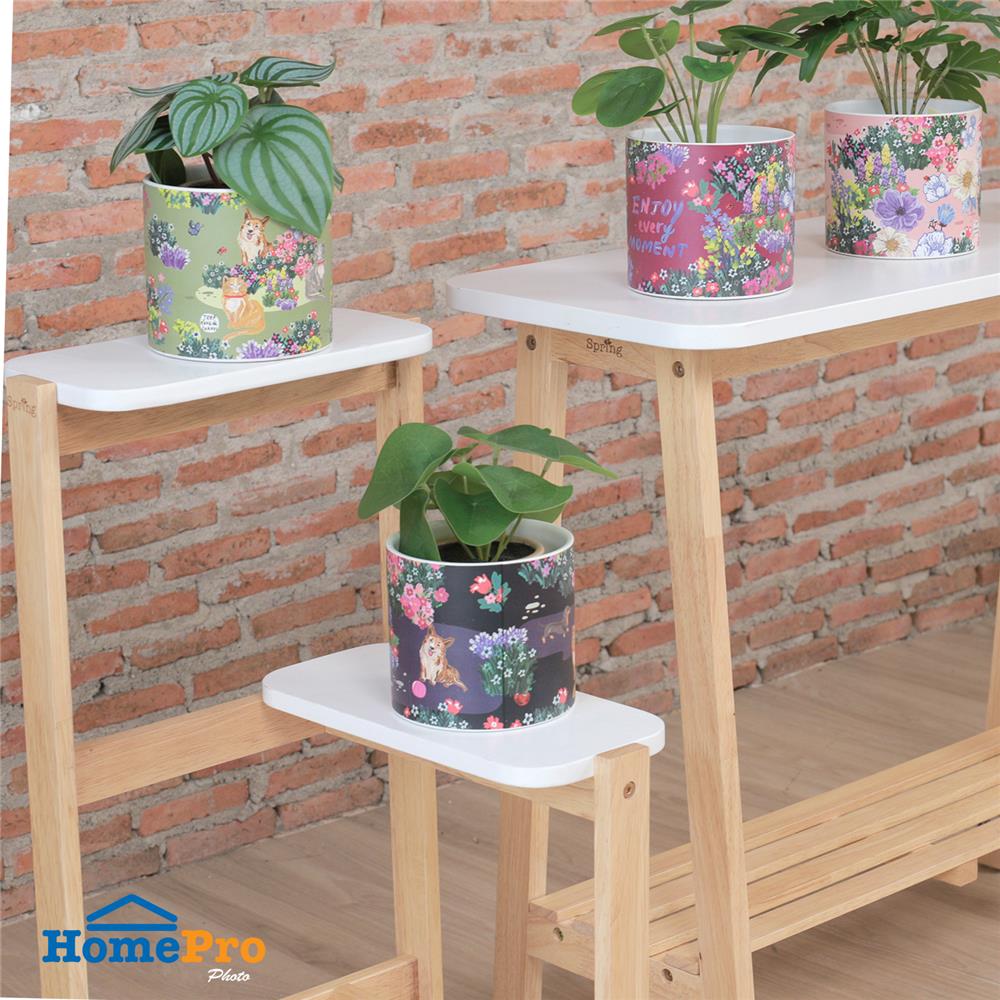 กระถางดินเผา SPRING JEEP 13.8 ซม. สีน้ำเงิน