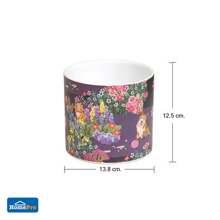 กระถางดินเผา SPRING JEEP 13.8 ซม. สีน้ำเงิน_7