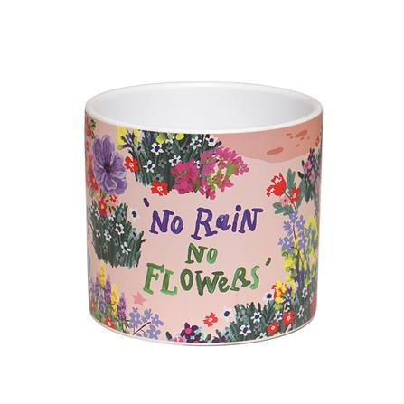 กระถางดินเผา SPRING JEEP 13.8 ซม. สีชมพู