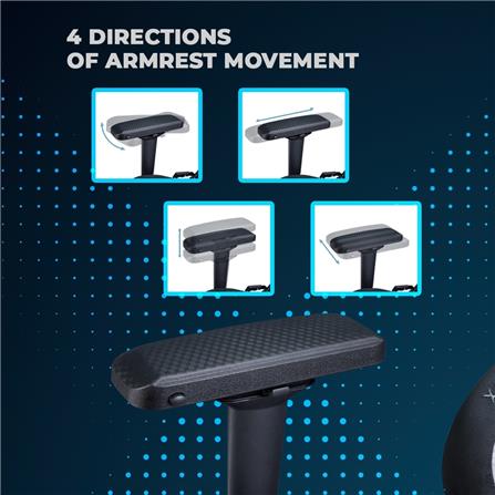 เก้าอี้เกมมิ่ง NUBWO NBCH-X116 สีเทา_9