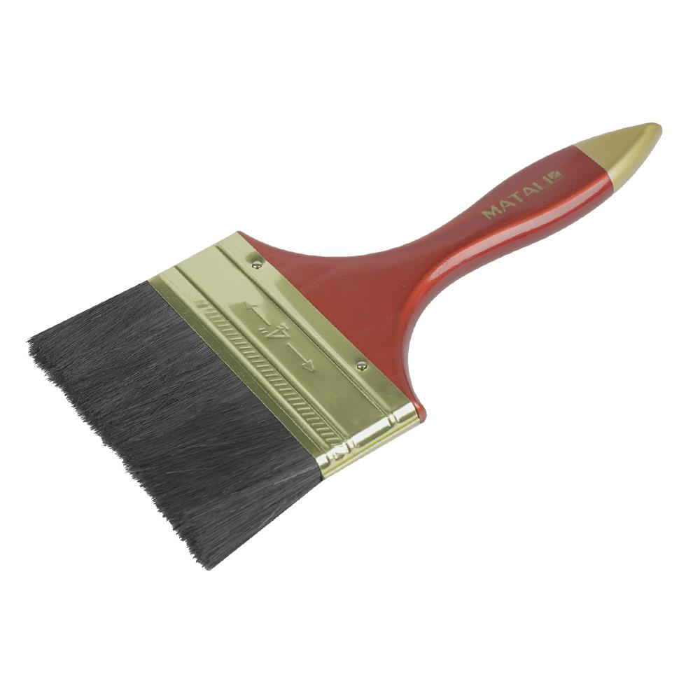 แปรงทาสีขนสังเคราะห์ดำ MATALL 641 4 นิ้ว