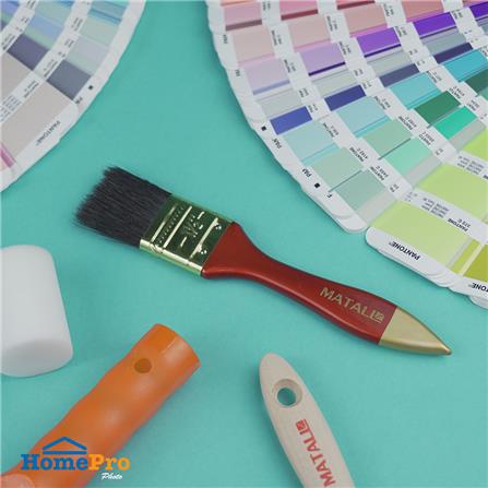 แปรงทาสีขนสังเคราะห์ดำ MATALL 641 1.5 นิ้ว_3