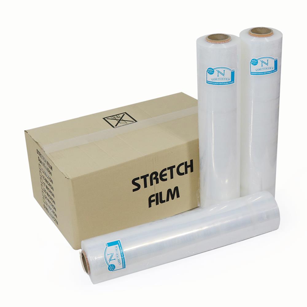 ฟิล์มยืดพันพาเลท NYC 20 ไมครอน 50 ซม. X 300 ม. สีใส