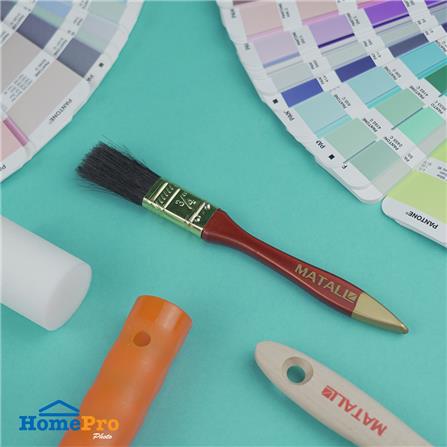 แปรงทาสีขนสังเคราะห์ดำ MATALL 641 3/4 นิ้ว_3