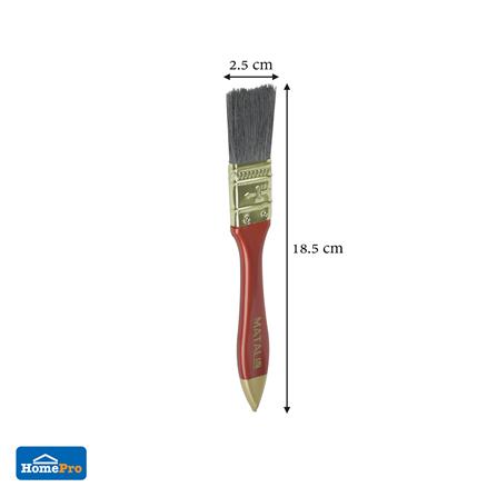 แปรงทาสีขนสังเคราะห์ดำ MATALL 641 1 นิ้ว_5