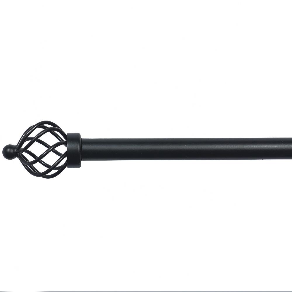 รางเหล็ก ยืดหด HOME LIVING STYLE SPIRAL 180-310 ซม. สีดำ