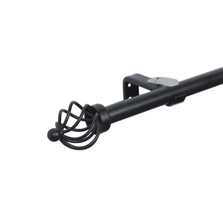 รางเหล็ก ยืดหด HOME LIVING STYLE SPIRAL 180-310 ซม. สีดำ_1