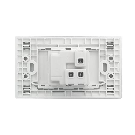 ชุดเต้ารับเดี่ยว 3 ขากลม ELECKTA N BASIC สีขาว_1