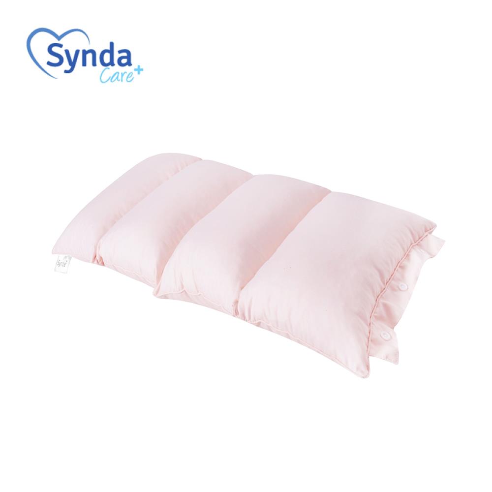 หมอนสุขภาพ ใยบอลไมโครไฟเบอร์ SYNDA NAPPING 55x30x7 ซม. สีชมพู