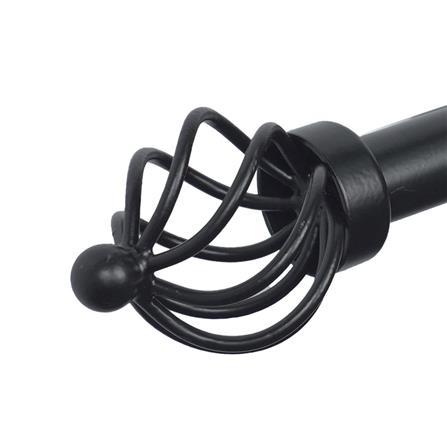 รางเหล็ก ยืดหด HOME LIVING STYLE SPIRAL 110-210 ซม. สีดำ_2