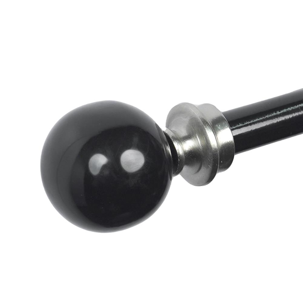 รางเหล็ก ยืดหด HOME LIVING STYLE BALL 110-210 ซม. สีดำ