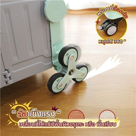 รถเข็นอเนกประสงค์ EAZY TOOLS SHOPSHOP CART สีเทา_5