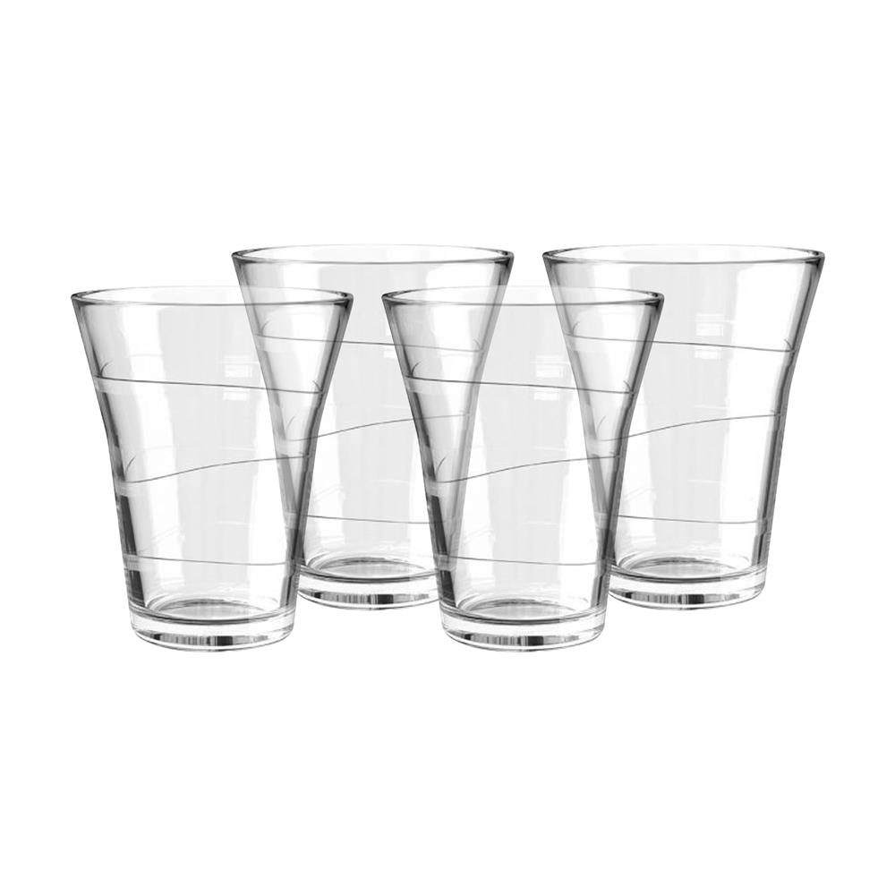 แก้วน้ำ 300 มล. OCEAN GLASS SPACE WAVE แพ็ก 4 ใบ