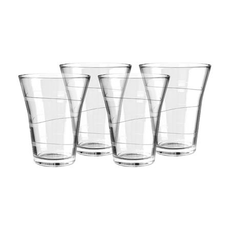 แก้วน้ำ 300 มล. OCEAN GLASS SPACE WAVE แพ็ก 4 ใบ