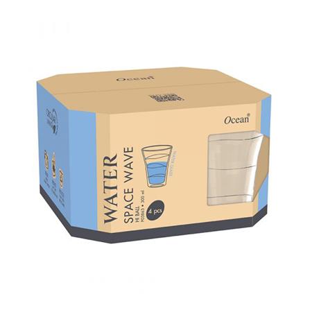 แก้วน้ำ 300 มล. OCEAN GLASS SPACE WAVE แพ็ก 4 ใบ_2