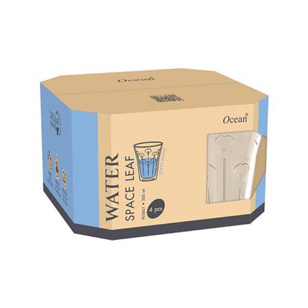 แก้วน้ำ 300 มล. OCEAN GLASS SPACE LEAF แพ็ก 4 ใบ_2