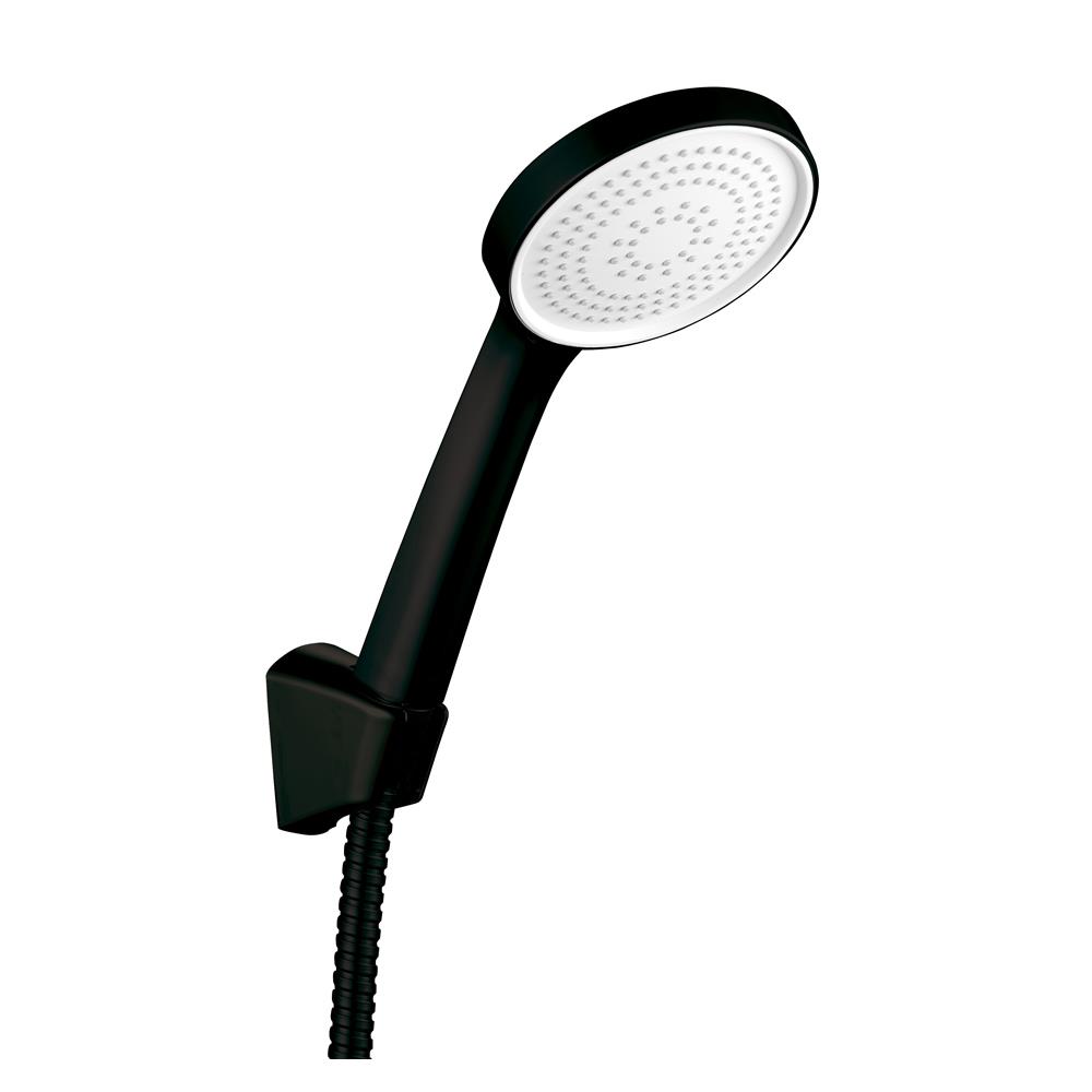 ชุดฝักบัวสายอ่อน 1 ระดับ RASLAND LUX-BLACK สีดำ_1