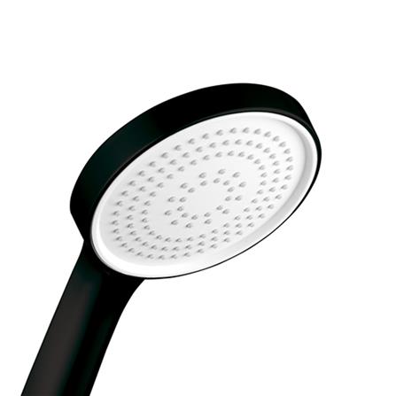 ชุดฝักบัวสายอ่อน 1 ระดับ RASLAND LUX-BLACK สีดำ_2