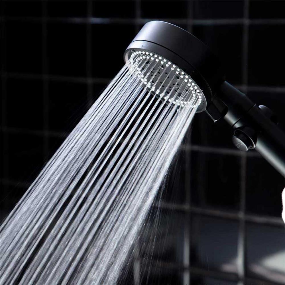 ชุดฝักบัวสายอ่อน 5 ระดับ RASLAND 2323 สีดำ