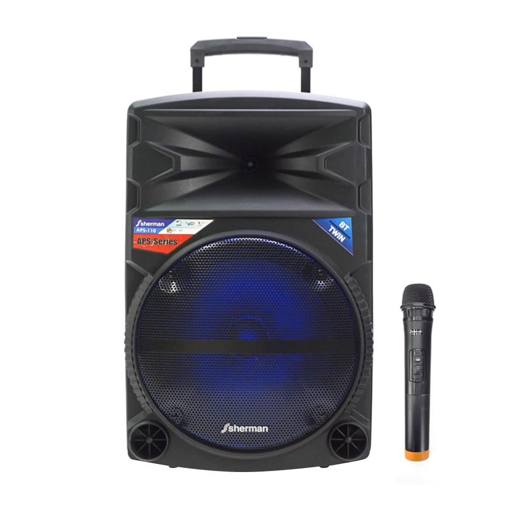 ลำโพงบลูทูธพร้อมไมค์ SHERMAN APS-110