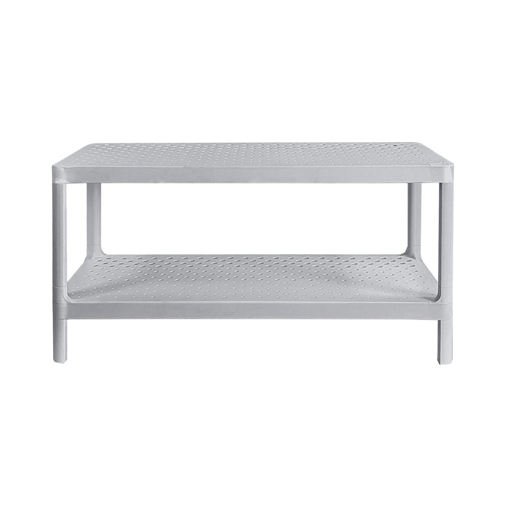 ชั้นวางรองเท้า 2 ชั้น STACKO MONO 70x30x34.3 ซม. สีเทา