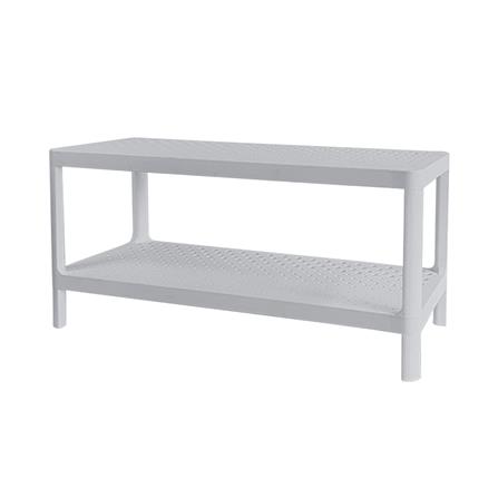 ชั้นวางรองเท้า 2 ชั้น STACKO MONO 70x30x34.3 ซม. สีเทา_0