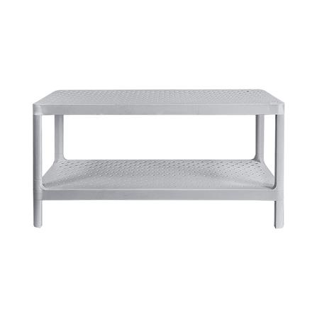 ชั้นวางรองเท้า 2 ชั้น STACKO MONO 70x30x34.3 ซม. สีเทา_1