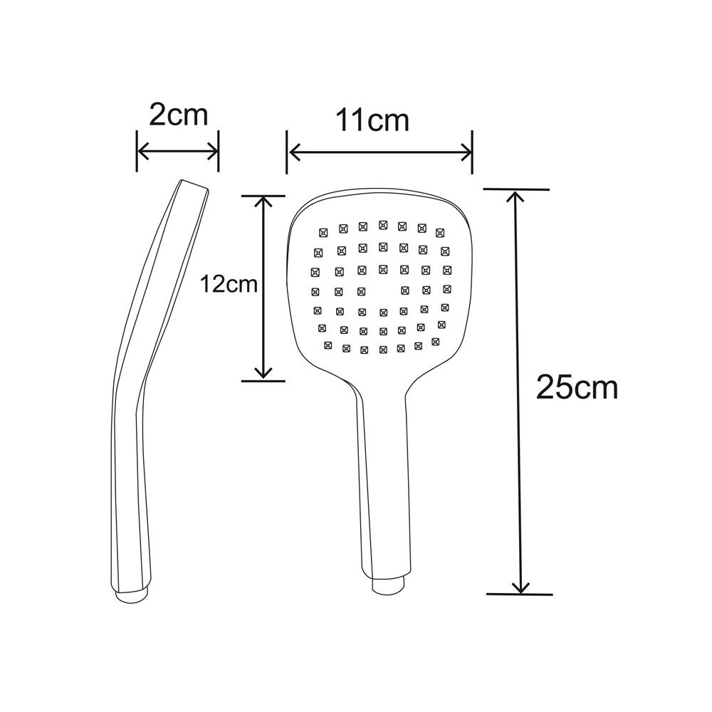 ฝักบัว RAIN SHOWER น้ำอุ่น RASLAND RA SQ-RAIN2022