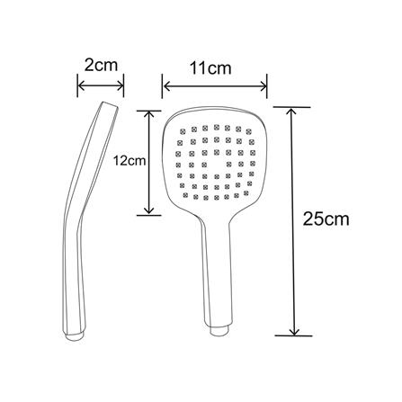 ฝักบัว RAIN SHOWER น้ำอุ่น RASLAND RA SQ-RAIN2022_5