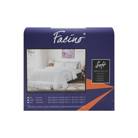 ชุดผ้าปูที่นอน 6 ฟุต 5 ชิ้น FACINO PRINT FA070_3