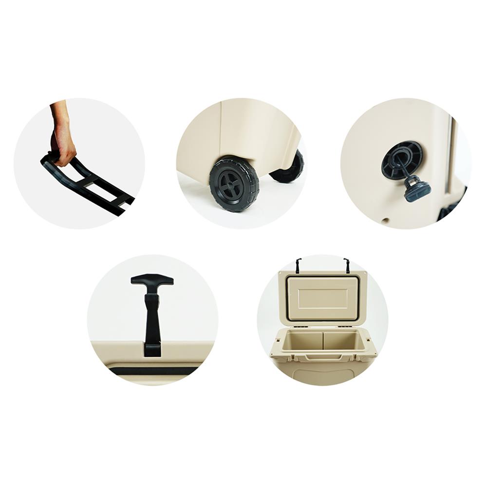 กระติกน้ำแข็ง EVEREST AG540 54 ลิตร สีเบจ