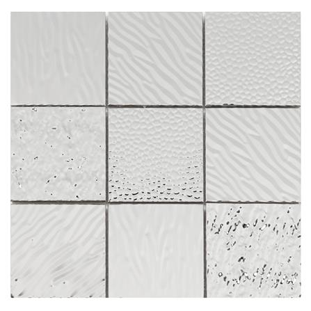 โมเสคแก้ว 30x30 ซม. TARA HPR-214 SILVER สีเงิน