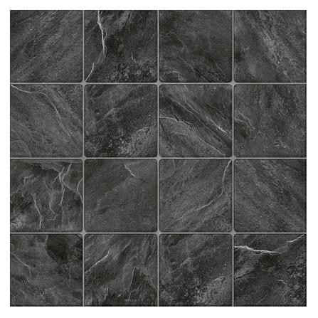 กระเบื้องพื้นพอร์ซเลน  16x16 นิ้ว COTTO เธอราพี กริด เนโร ดำ PM 0.96 ตร.ม.