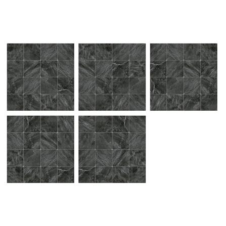 กระเบื้องพื้นพอร์ซเลน  16x16 นิ้ว COTTO เธอราพี กริด เนโร ดำ PM 0.96 ตร.ม._1