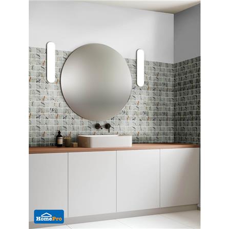 โมเสคแก้ว 30x30 ซม. TARA HPR-215 MARBLE สีขาว_2