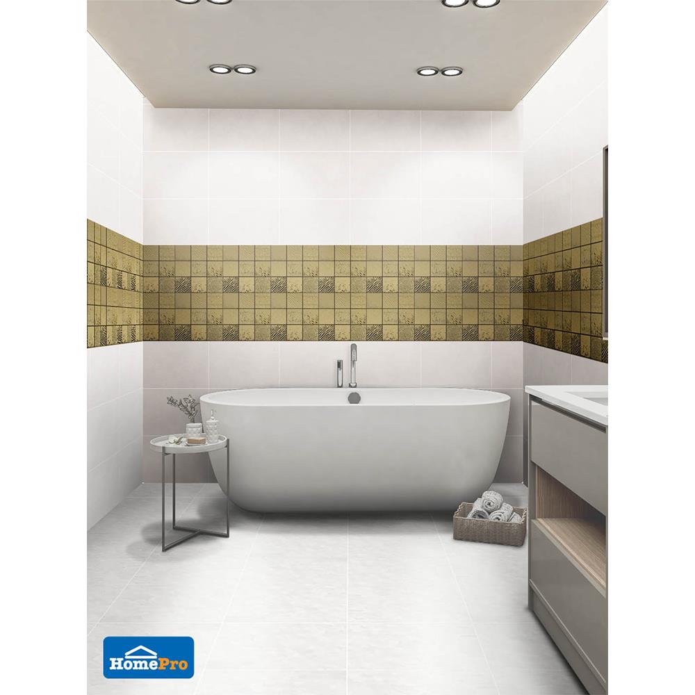 โมเสคแก้ว 30x30 ซม. TARA HPR-212 GOLD สีทอง