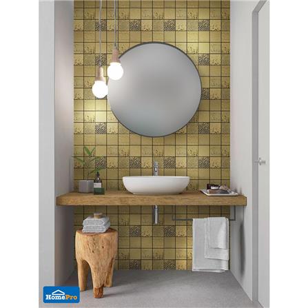 โมเสคแก้ว 30x30 ซม. TARA HPR-212 GOLD สีทอง_2