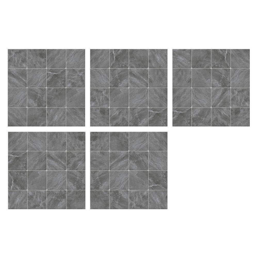 กระเบื้องพื้นพอร์ซเลน  16x16 นิ้ว COTTO เธอราพีกริด กริจิโอ เทา PM 0.96M2