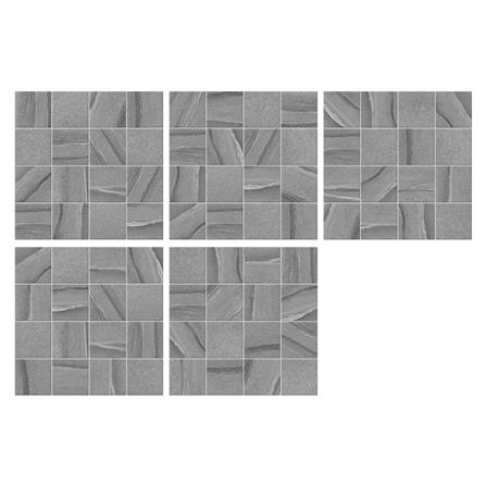 กระเบื้องพื้นพอร์ซเลน  16x16 นิ้ว COTTO ลากูนกริด กริจิโอ เทา PM 0.96 ตร.ม._1