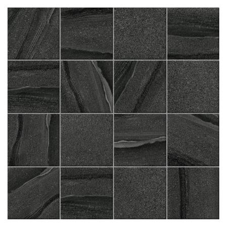 กระเบื้องพื้นพอร์ซเลน  16x16 นิ้ว COTTO ลากูนกริด เนโร ดำ PM 0.96M2_0