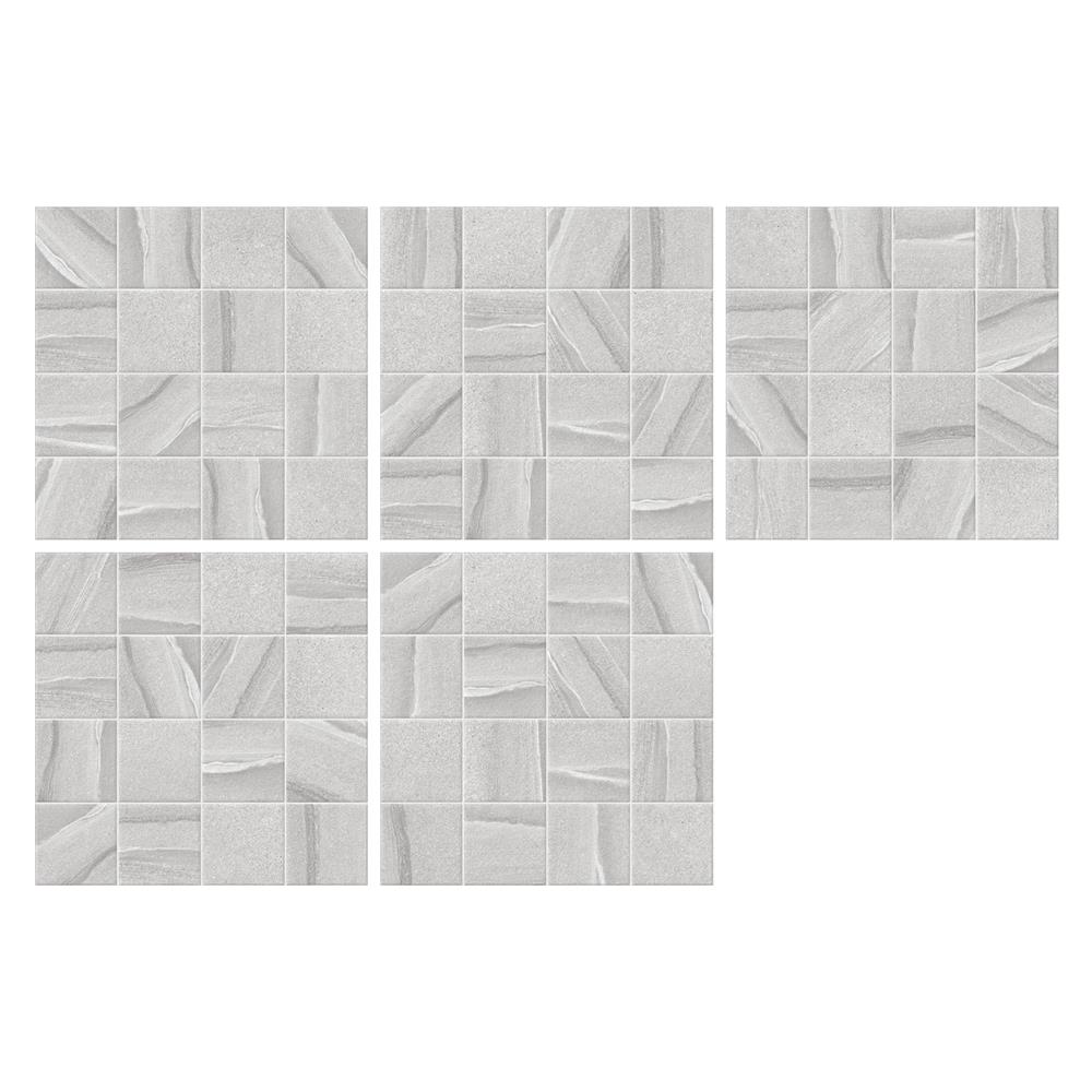 กระเบื้องพื้นพอร์ซเลน  16x16 นิ้ว COTTO ลากูนกริด บลองโค ขาว PM 0.96 ตร.ม.